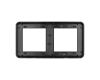 Рамка двухместная Arlight FRM-VERSA-PL-2-BK 043778