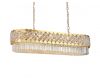 Подвесная люстра Newport Ashley 8300/120 oval gold polished М0070639