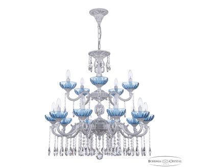 Купить Подвесная люстра Bohemia Ivele Crystal AL78101/10+5/250/2D A WMN P Aquamarine/M-1H Подвесная люстра Bohemia Ivele Crystal AL78101/10+5/250/2D A WMN P Aquamarine/M-1H