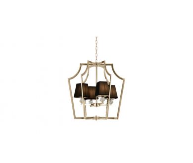 Купить Подвесная люстра Lumina Deco Montero LDP 1249-4 GD+BK Подвесная люстра Lumina Deco Montero LDP 1249-4 GD+BK