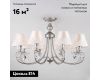 Потолочная люстра Eurosvet Incanto 60069/8 серебро