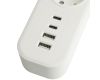 Сетевой фильтр 5-местный с/з и 2 USB-A+2 Type-C Stekker Nova HM21-51-02 50102