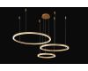 Подвесной светодиодный светильник Crystal Lux FORTUNA SP158W LED D400+600+800 GOLD