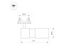 Спот Arlight LGD-ARTEMIS-BUILT-FLAP-R55-12W Warm2700 (BK, 8-80 deg, 230V) (IP20 Металл) 062274