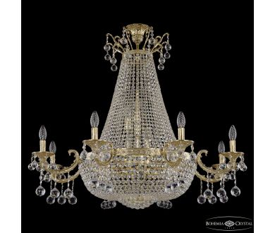 Купить Потолочная люстра Bohemia Ivele Crystal 2128H208/8/100IV/Y1 G Потолочная люстра Bohemia Ivele Crystal 2128H208/8/100IV/Y1 G