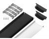 Алюминиевый накладной профиль Ambrella Light Alum Profile GP1600BK