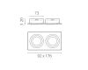 Встраиваемый светильник MR16 Lightstar Singo Base 011626