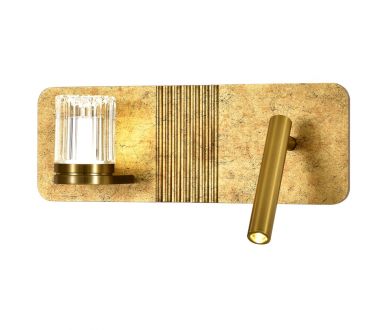 Купить Настенный светильник Indigo Rilievo 14032/2W Gold V000199L Настенный светильник Indigo Rilievo 14032/2W Gold V000199L