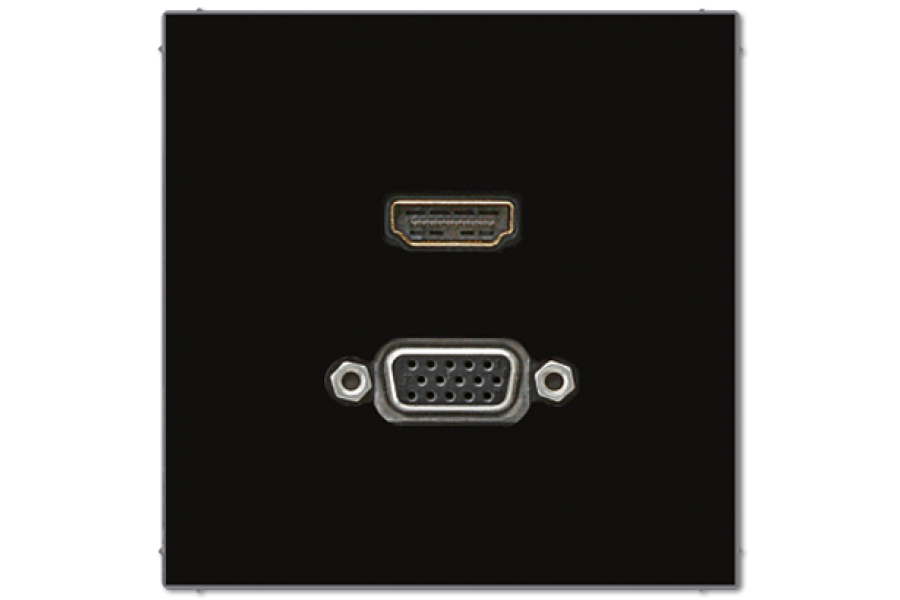 Розетка HDMI/VGA Jung MALS1173SW