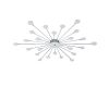 Потолочная люстра Escada Starfall 2109/1 Chrome