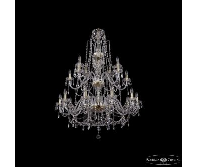 Купить Подвесная люстра Bohemia Ivele Crystal 1411/10+5+5/360/2d G Подвесная люстра Bohemia Ivele Crystal 1411/10+5+5/360/2d G