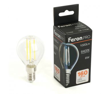 Купить Лампа светодиодная Feron LB-1706 E14 6W 6400K 51258 Лампа светодиодная Feron LB-1706 E14 6W 6400K 51258