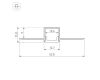 Профиль Arlight FANTOM-W12-2000 ANOD 040325