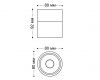 Накладной светильник Italline IT014-0201 black