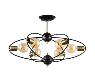 Люстра на штанге ARTE Lamp A1963PL-6BK