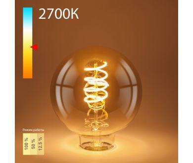 Купить Филаментная светодиодная лампа Elektrostandard Dimmable E27 5W 2700K 4690389169144 Филаментная светодиодная лампа Elektrostandard Dimmable E27 5W 2700K 4690389169144