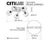 Потолочная люстра Citilux Tika CL133151