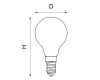 Лампа светодиодная Lightstar E27 8W 4000K 933004