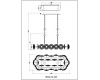 Подвесная люстра Wertmark Pamela WE160.30.323