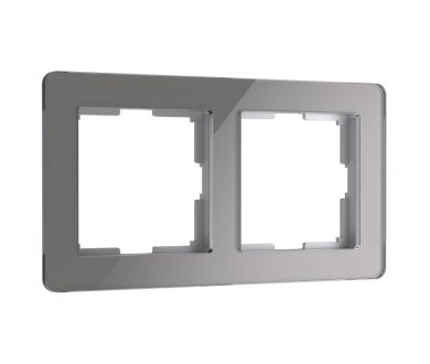 Купить Рамка на 2 поста Werkel Acrylic графит 4690389184864 W0022704 Рамка на 2 поста Werkel Acrylic графит 4690389184864 W0022704
