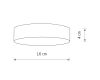 Накладной светильник Nowodvorski Lid Round Led Black 10407