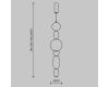 Подвесной светильник Maytoni Adore MOD297PL-L24BS3K