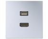 Розетка HDMI/USB Jung MAAL1163