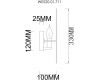 Бра Wertmark Palma WE520.01.711