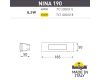 Светильник для подсветки лестниц Fumagalli Nina 7C1.000.000.BYK1L