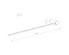 Настенный светильник Nowodvorski Arm Led L Black 10856