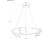 Подвесная люстра Arte Lamp Ring A2186SP-1WH