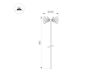 Ландшафтный светильник Arlight KT-DANDEL-BOLL-H895-0.5W Warm3000 (WH, 24 deg, 24V) 050680