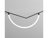 Трековый однофазный светильник Denkirs Smart Ray DK8060-BK
