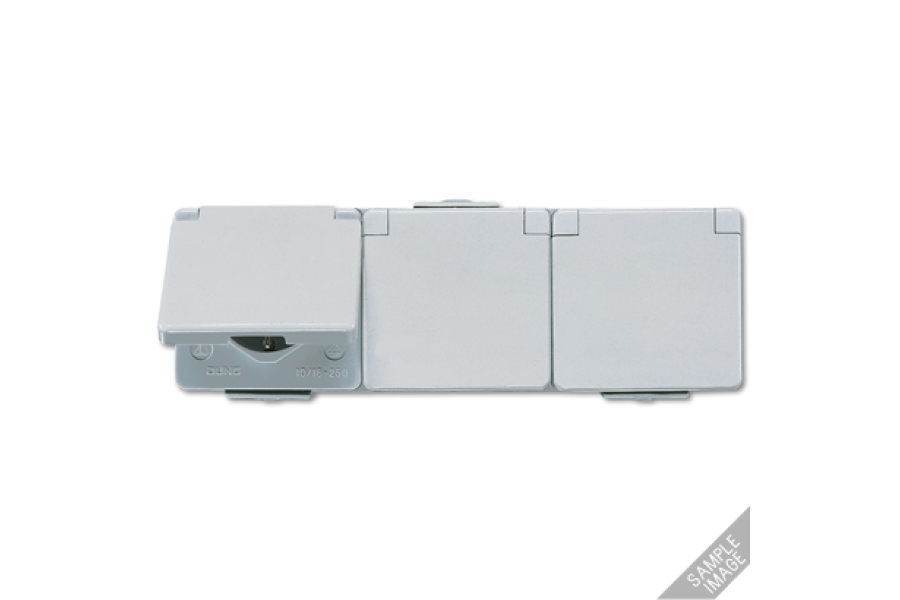 Розетка штепсельная Schuko Jung 623NAW