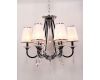 Подвесная люстра Lumina Deco Milesia LDP 8926-6 WT+CHR