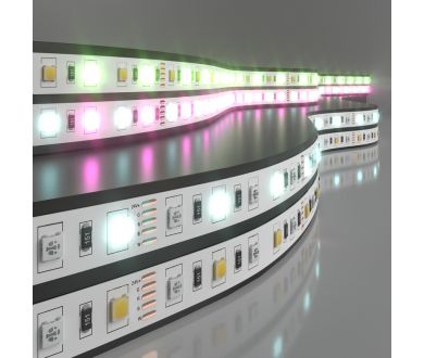 Купить Светодиодная лента Elektrostandard 24V 14,4W 60Led 5050+5050 IP20 MIX RGB/холодный белый, 5м 4690389172274 Светодиодная лента Elektrostandard 24V 14,4W 60Led 5050+5050 IP20 MIX RGB/холодный белый, 5м 4690389172274
