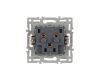 Механизм электрической розетки Arlight SCT-MEU1-PL-BK (250V, 16A) 043731