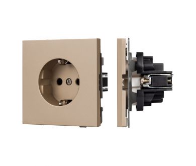 Купить Механизм электрической розетки Arlight SCT-TENDO-MEU1-PL-GD (230V, 16A) 054081 Механизм электрической розетки Arlight SCT-TENDO-MEU1-PL-GD (230V, 16A) 054081