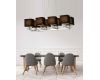 Подвесная люстра Lumina Deco Fianelo LDP 1248-8 BK