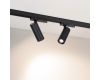 Трековый трехфазный светильник Arlight LGD-ARTEMIS-TRACK-4TR-R55-12W Day4000 (BK, 8-80 deg, 230V, DALI) 057691