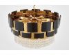 Подвесная люстра Lumina Deco LDP 7045-600 BK+GD
