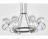 Подвесная люстра Lumina Deco LDP 9110-6 BK+CHR