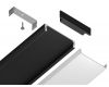 Алюминиевый накладной профиль Ambrella Light Alum Profile GP1800BK