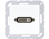 Розетка DVI Jung MAA1193WW