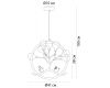 Подвесной светильник Arte Lamp Candy A7274SP-9GO