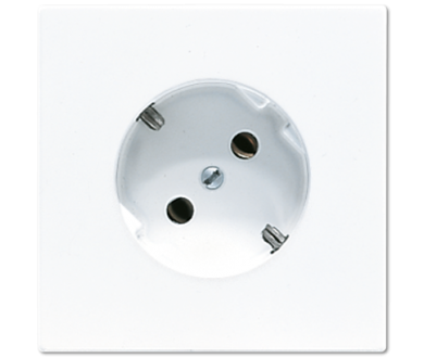 Купить Розетка штепсельная Schuko Jung LS520-45WW Розетка штепсельная Schuko Jung LS520-45WW