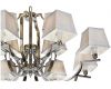 Подвесная люстра iLamp Hilton 6943-8+4 CR