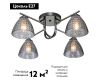 Потолочная люстра Escada Adonis 659/4PL Black