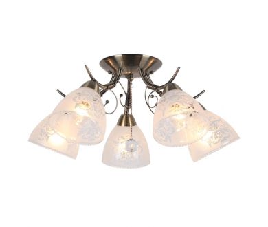 Купить Потолочная люстра Omnilux Casagliana OML-53807-05 Потолочная люстра Omnilux Casagliana OML-53807-05