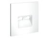 Накладка для розетки компьютерной двойной RJ45+RJ45 кат.6 Voltum S70 (белый матовый) VLS001402